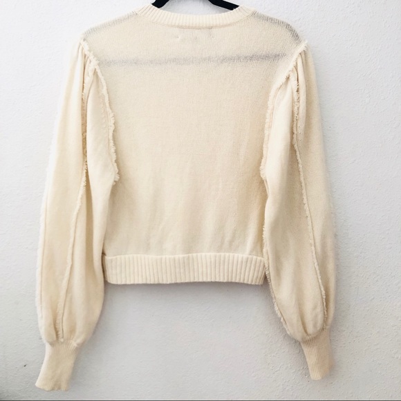 7 For All Mankind Wool Cashmere Crewneck Sweater S - Picture 5 of 10